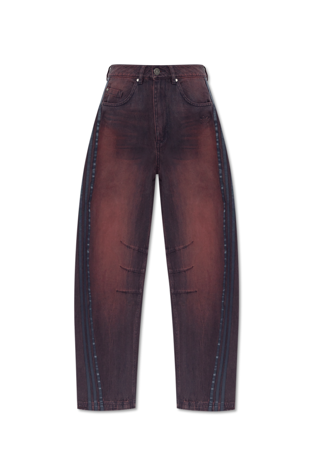 【ADIDAS】 Originals Premium Essential Denim Balloon Pants ADIDAS Women Balloon Pants Premium Essentials Denim Non-Dyed